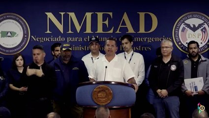 Puerto Rico press conference affected by power outage
