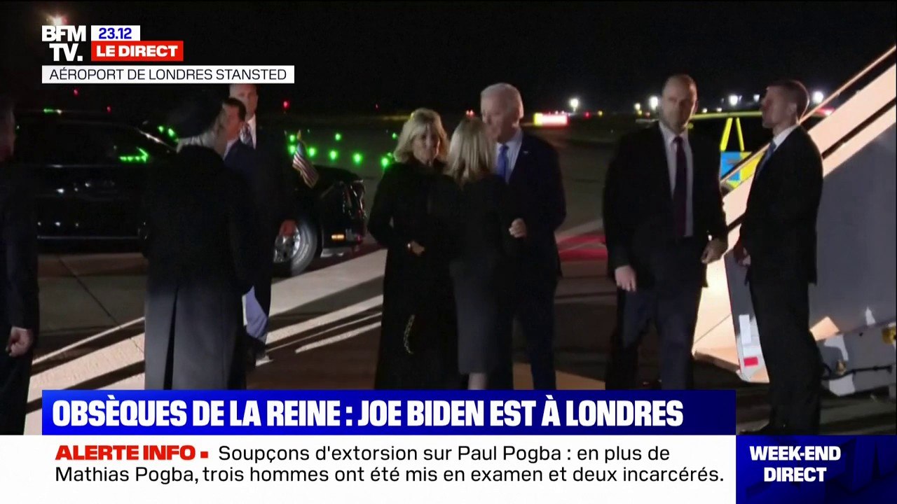Funérailles d'Elizabeth II: Joe Biden est arrivé à Londres