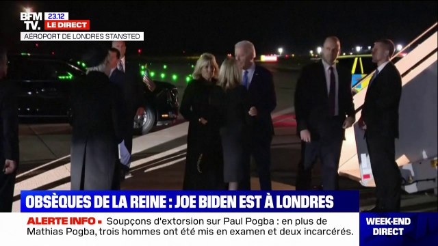 Funérailles d'Elizabeth II: Joe Biden est arrivé à Londres