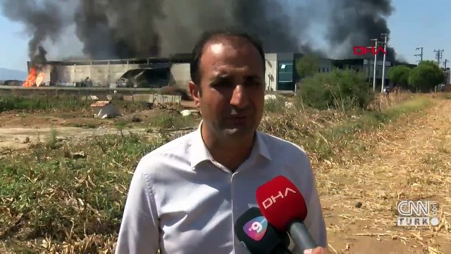 Torbalı'da fabrika yangını! Patlamalar meydana geldi