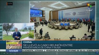 Se llevó a cabo reunión entre mandatarios de China y Rusia