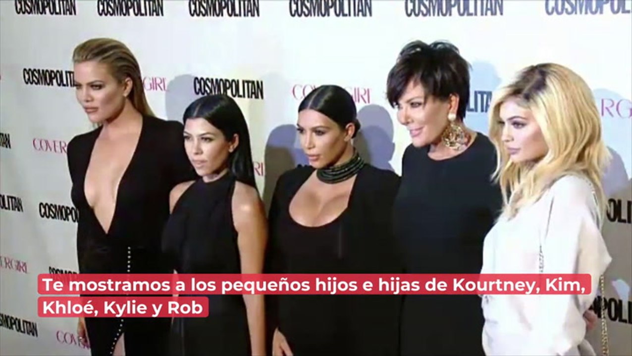 ¡Los pequeños de la familia ya crecieron! Así lucen los niños Kardashian-Jenner ahora