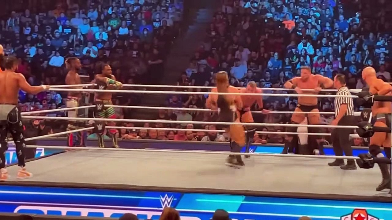 New Day vs Imperium vs Hit Row vs Brawling Brutes Full Match - WWE ...