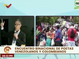 Min.Ernesto Villegas ''Gracias Colombia por este gran abrazo que nos dan a través de la poesía''