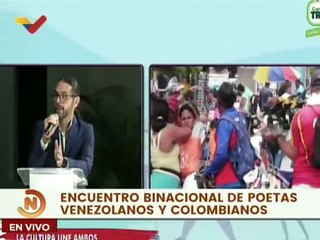 Download Video: Min.Freddy Ñáñez lidera Encuentro Binacional de Poetas Venezolanos y Colombianos