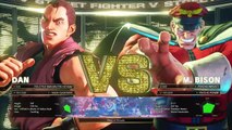 Dan Hibiki vs M.Bison (Hardest AI) - Street Fighter V