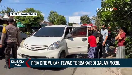 Pria Ditemukan Tewas Terbakar di Dalam Mobil, Polisi Temukan Botol Berisi Bensin dan Puntung Rokok
