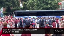 Walk of Champions: No. 2 Alabama vs ULM