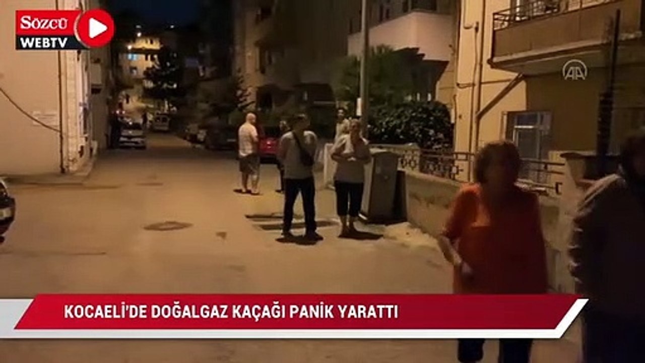 Kocaeli'de doğalgaz kaçağı panik yarattı