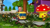 I Am Driving My Little Bus Nursery Rhyme - 3D Animation Rhymes _ Songs for Children(480P)