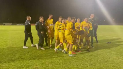 Wollongong United claim the 2022 Illawarra Premier League title on Friday night. Wollongong United players celebrate after being presented claim the 2022 Illawarra Premier League title