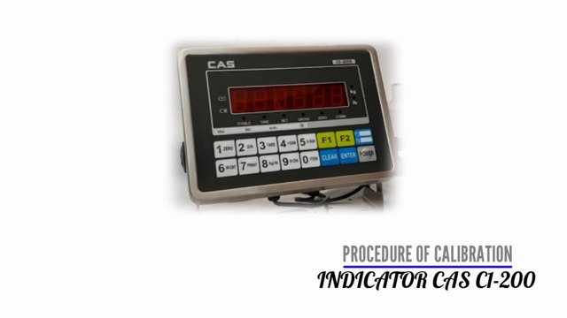 CAS Weighing Scale Calibration @Malik Scale