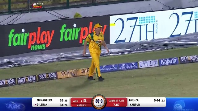 Sri Lanka Legends vs Australia Legends - Match Highlights