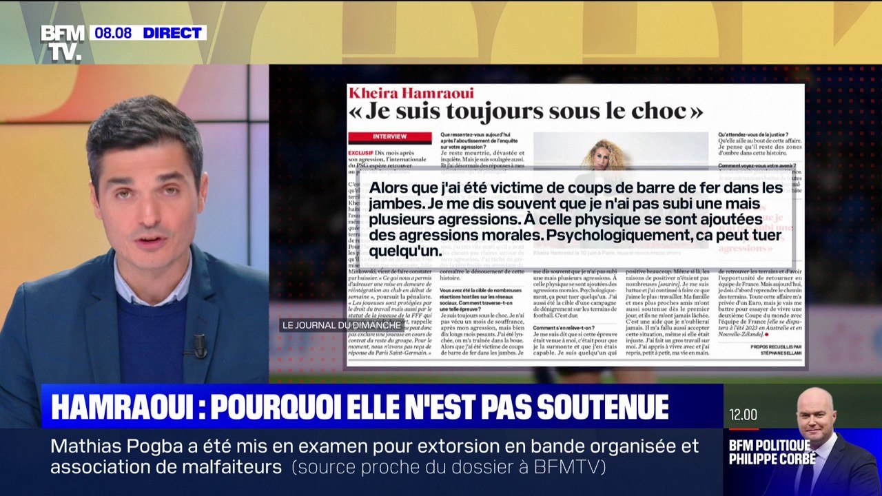 Comment la joueuse de football Kheira Hamraoui a été écartée par ses coéquipières après son agression