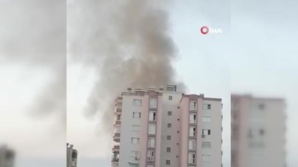 Son dakika haberleri... Adana'da 10 katlı binada yangın: Yaralı adam balkon demirini kırarak kurtuldu