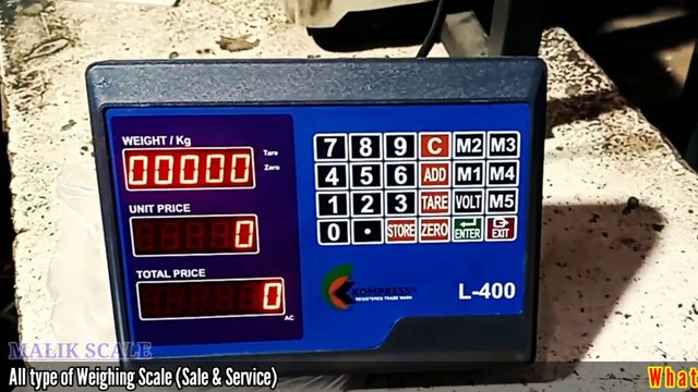 Weighing Scale Calibration L-400 @Malik Scale