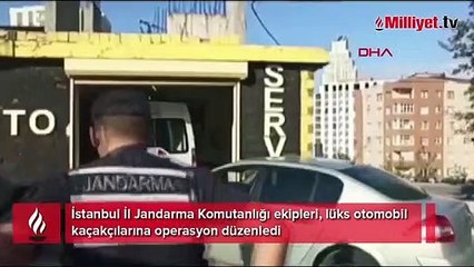 Lüks otomobil kaçakçılarına operasyon!