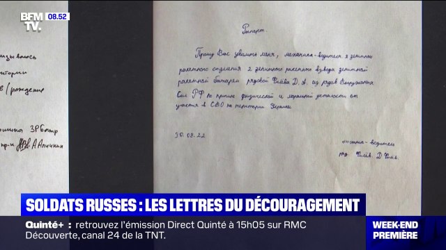Épuisement moral , aggravation de mon état de santé : des lettres de découragement des soldats russes découvertes à Izioum