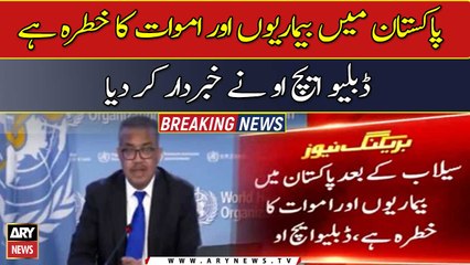 WHO warns of ‘second disaster’ in flood-hit areas of Pakistan