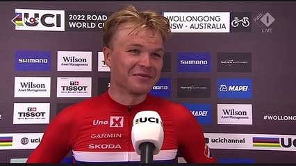 Championnats du Monde 2022 - CLM - Tobias Foss : "I didn't expect to win"