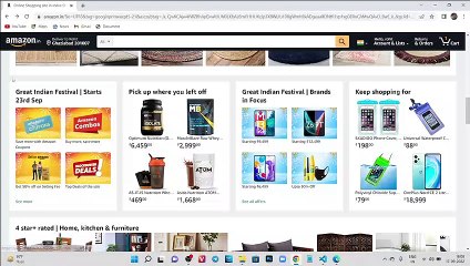 how to make same Amazon website with the help od html & css