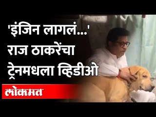 राज ठाकरे ट्रेनमध्ये एका खास पाहुण्याला भेटले, व्हिडीओ होतोय व्हायरल | MNS | Raj Thackeray in Train