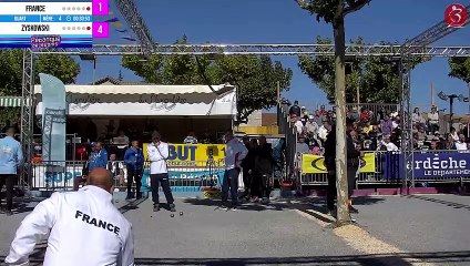 Quart de l'International à pétanque de Ruoms 2022