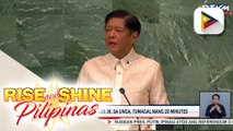 Talumpati ni President Marcos Jr. sa UNGA, tumagal ng 20 mins.