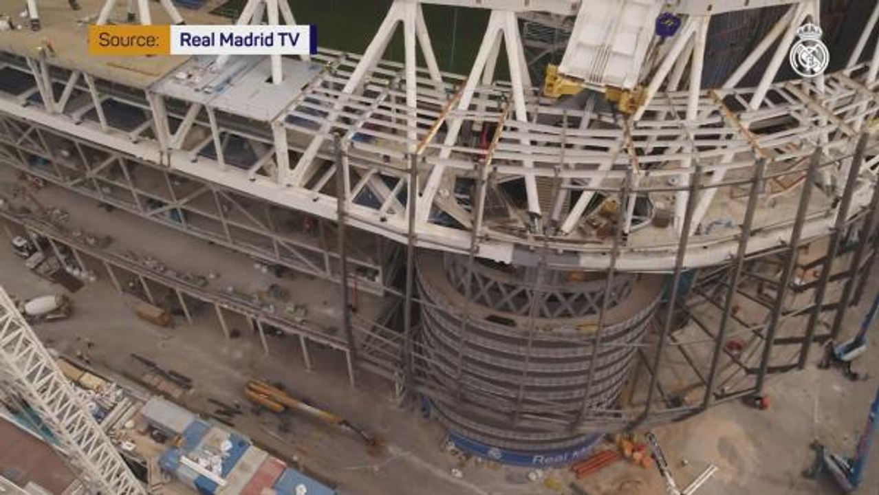 Real Madrid's Santiago Bernabeu undergoes huge renovations