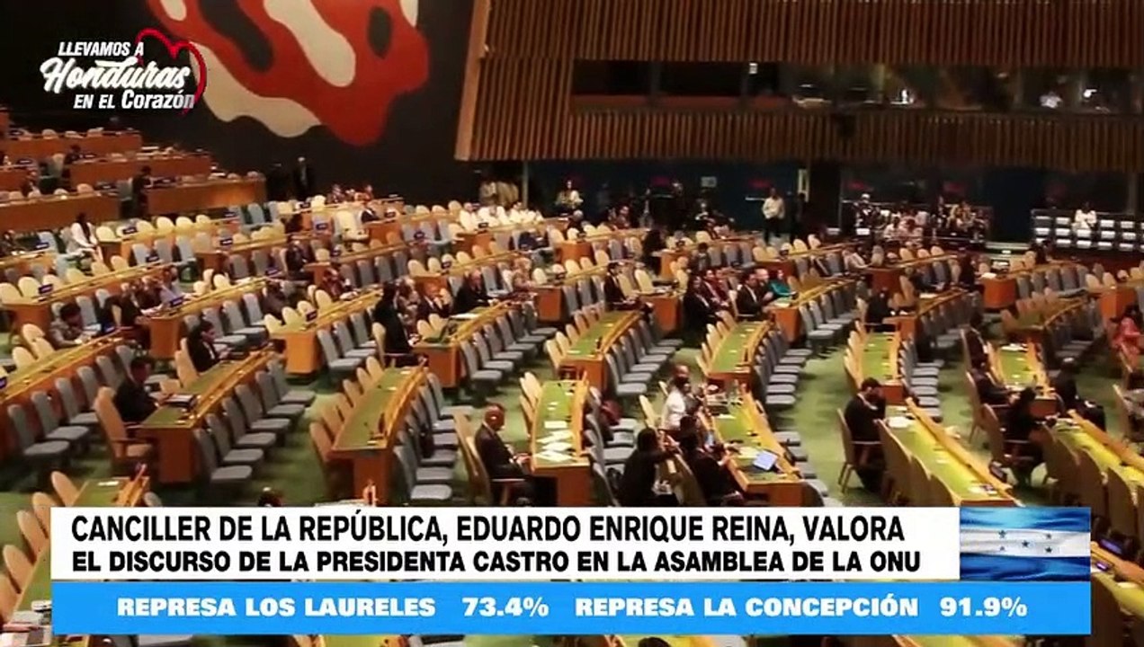 "Somos soberanos, no sigan tratando de desestabilizar a Honduras dictando sus medidas, o escogiendo con quienes debemos relacionarnos" | Castro en la ONU