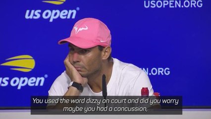 Nadal 'lost feeling in my head' after freak US Open injury