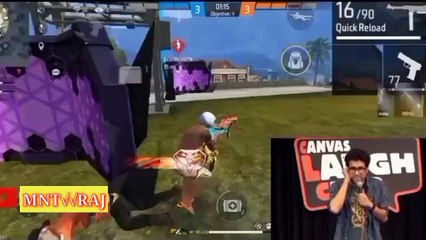 Free fire funny video in gameplay ll wait for end smile