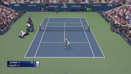 Gauff makes US Open quarters for the first time