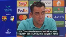 Barcelona 'not contenders' for Champions League - Xavi