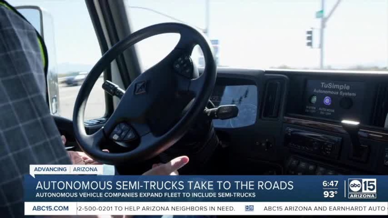 Autonomous semi-trucks take the roads