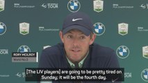 '72 holes will tire the LIV players' - McIlroy