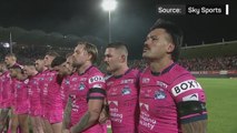 Catalans and Leeds observe a minute's silence before Super League playoff