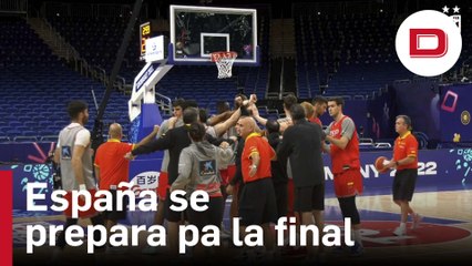 España se prepara para la final del Eurobasket