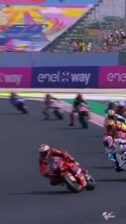 Biie race scene . Rider side from race 