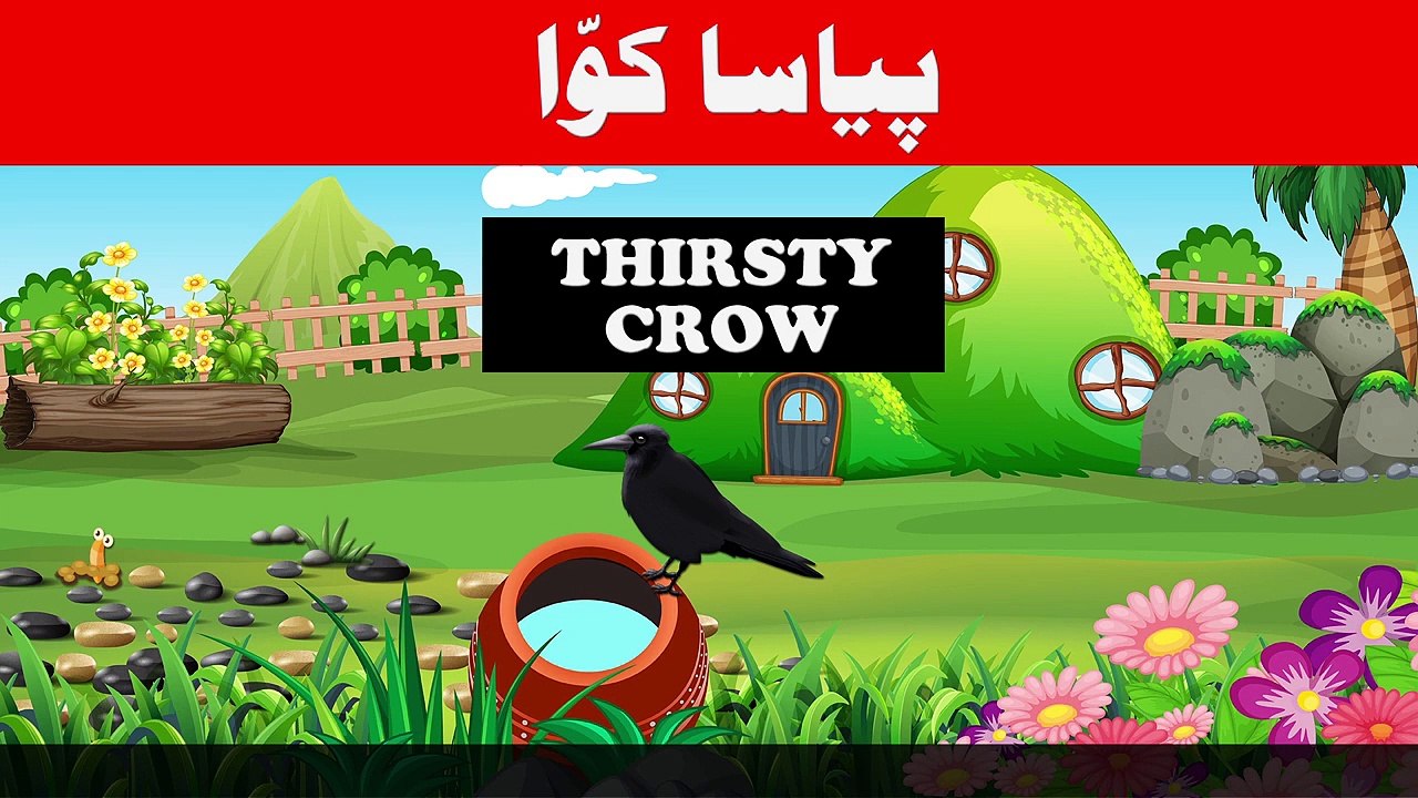 The Thirsty Crow Urdu Moral Stories Pyasa Kawa Kahani . video
