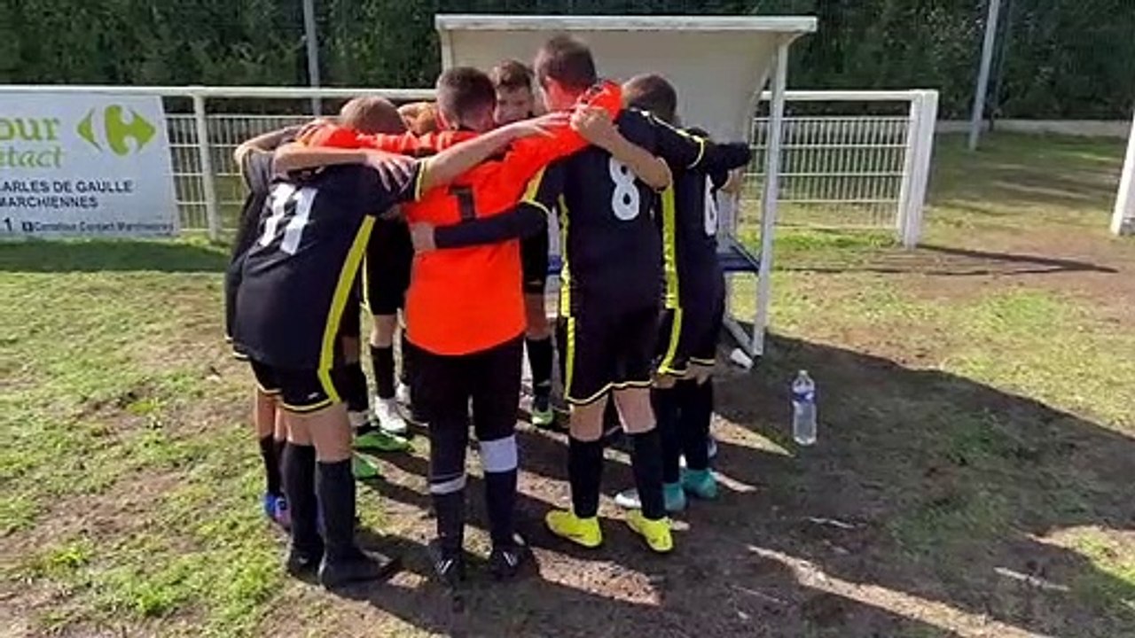 1er Tour de la Coupe Pitch pour nos U13 A , Mot...