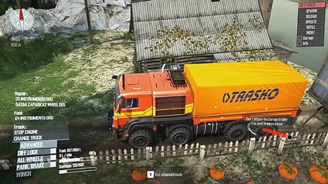 Spintires mudrunner , passing the map jungle #1