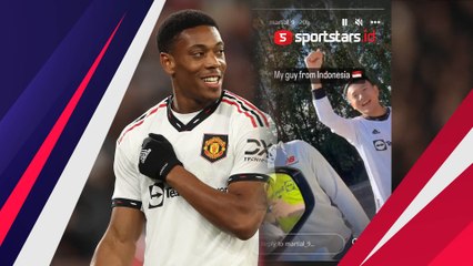 Momen Anthony Martial Kegirangan Disambut Fans Manchester United Asal Indonesia