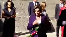 ABD Temsilciler Meclisi Başkanı Pelosi, Erivan'da 'Ermeni Soykırımı Anıtı'nı ziyareti sırasında ağladı