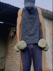 BACK WORKOUT WITH ONLY DUMBELLS.  Slim to Fit transformation