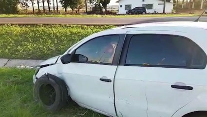 Colisão é registrada na BR-467 em Sede Alvorada