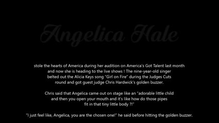 Angelica Hale ❥ 9-Year-Old Earns Golden Buzzer From Chris Hardwick - America's Got Talent 2017 HD