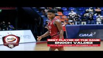 NCAA Season 98 | Best Player: Enoch Valdez (LPU vs San Beda) | Men's Basketball Tournament Round 1