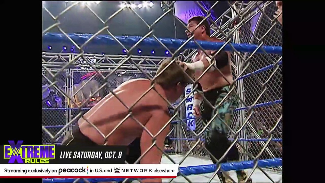 JBL vs. Eddie Guerrero WWE Title Steel Cage Match SmackDown, July 15