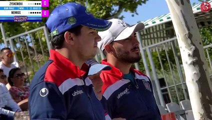 Demi-finale de l'International à pétanque de Ruoms 2022